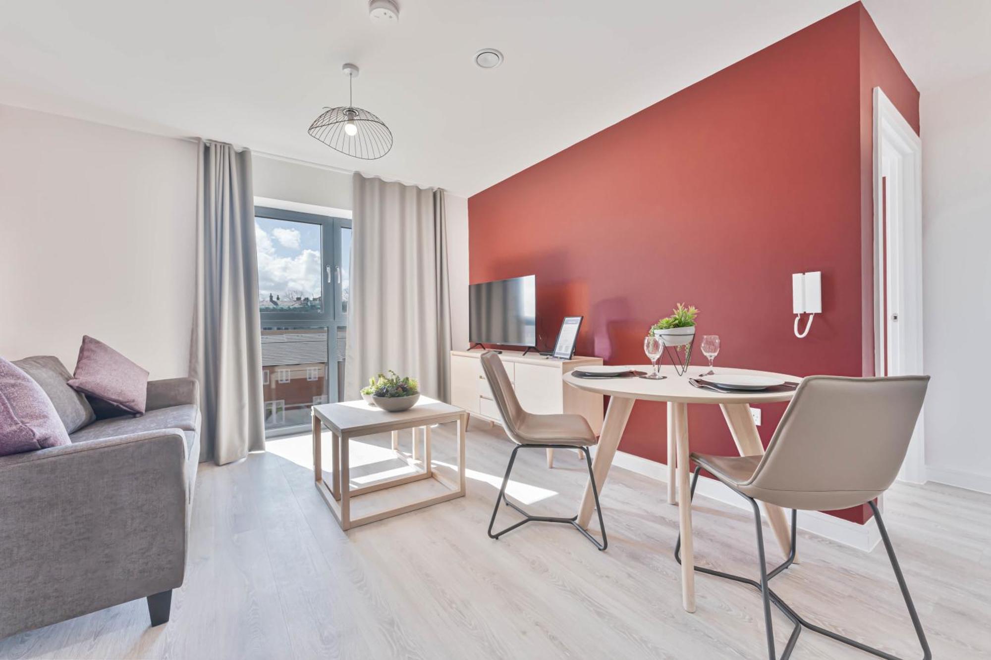 Stayzeni, Hardwick House Derby Smart 1 Bed Flat Exterior foto