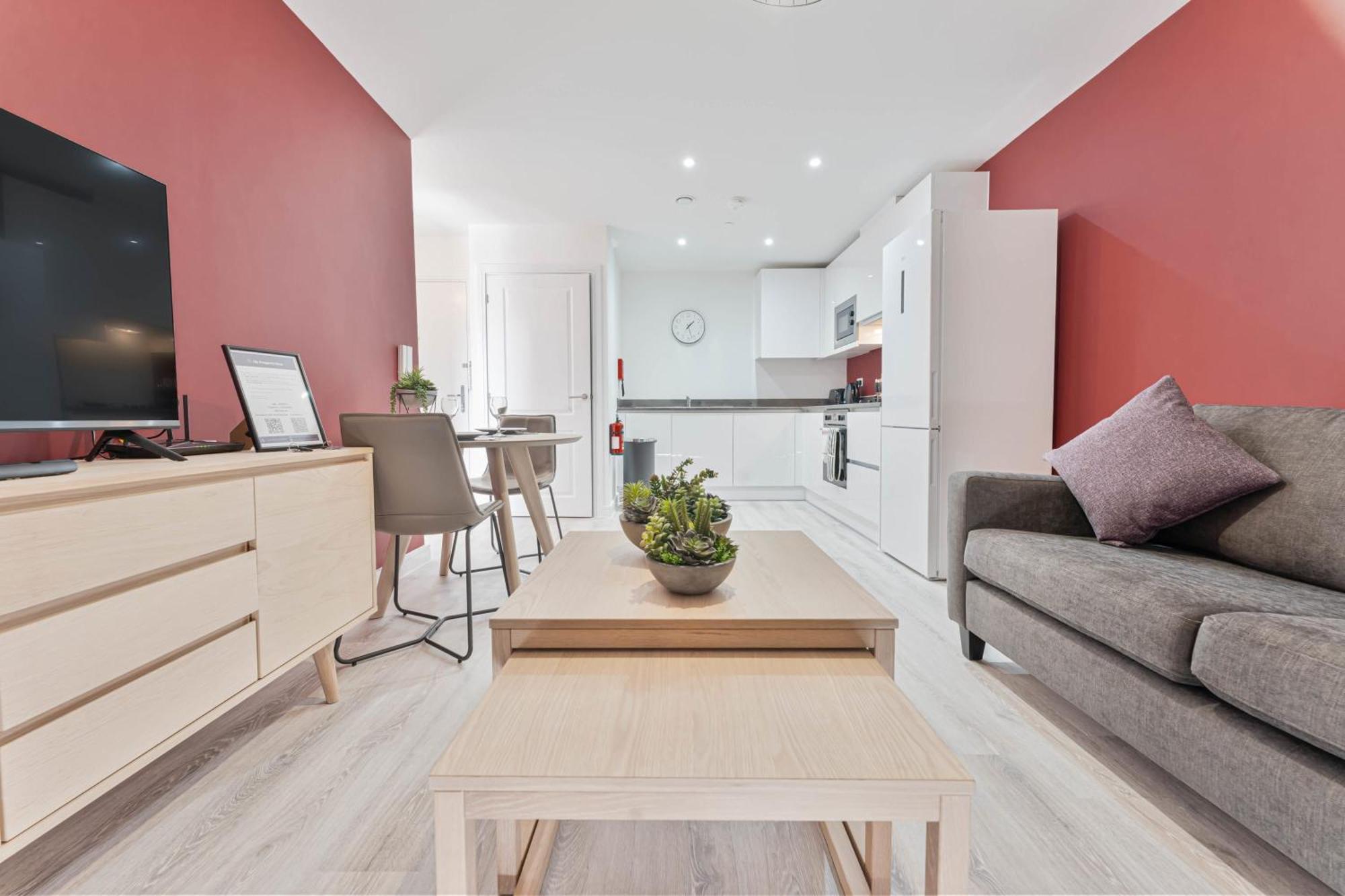 Stayzeni, Hardwick House Derby Smart 1 Bed Flat Exterior foto